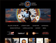 Tablet Screenshot of gordygrundy.com